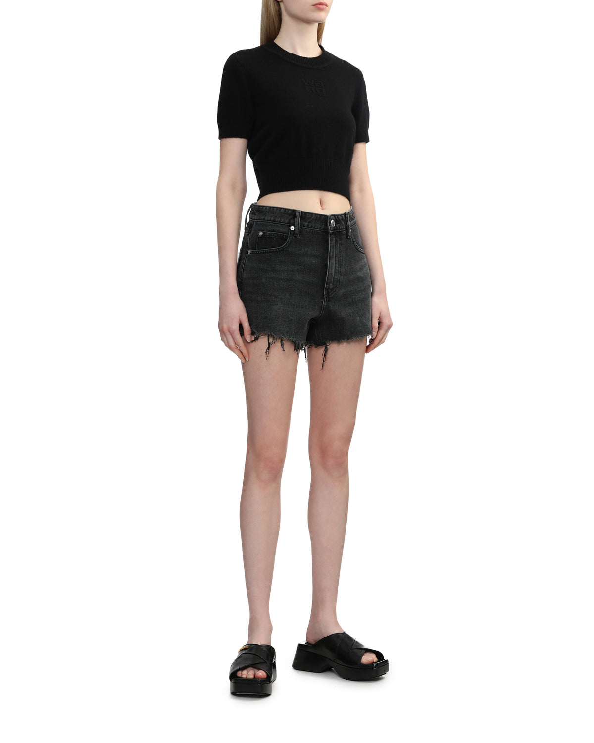 Float criss-cross platform sandals