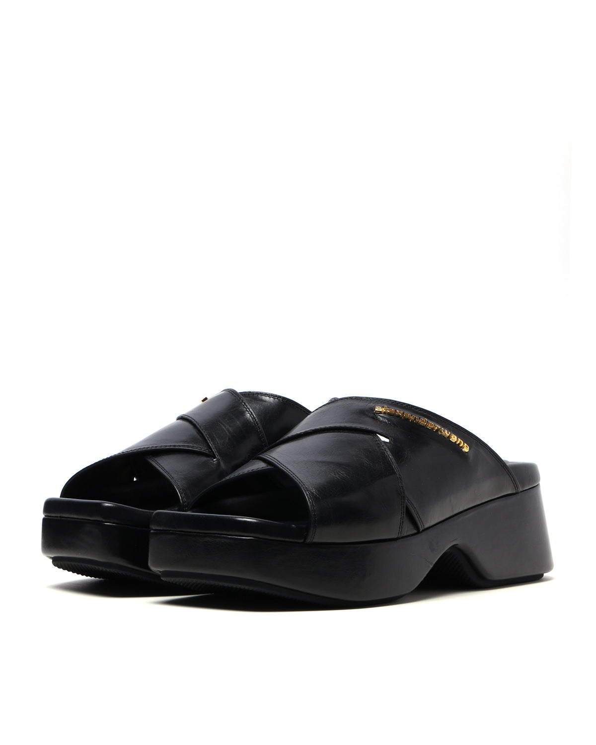 Float criss-cross platform sandals