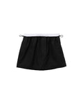 Logo elastic mid-rise skirt