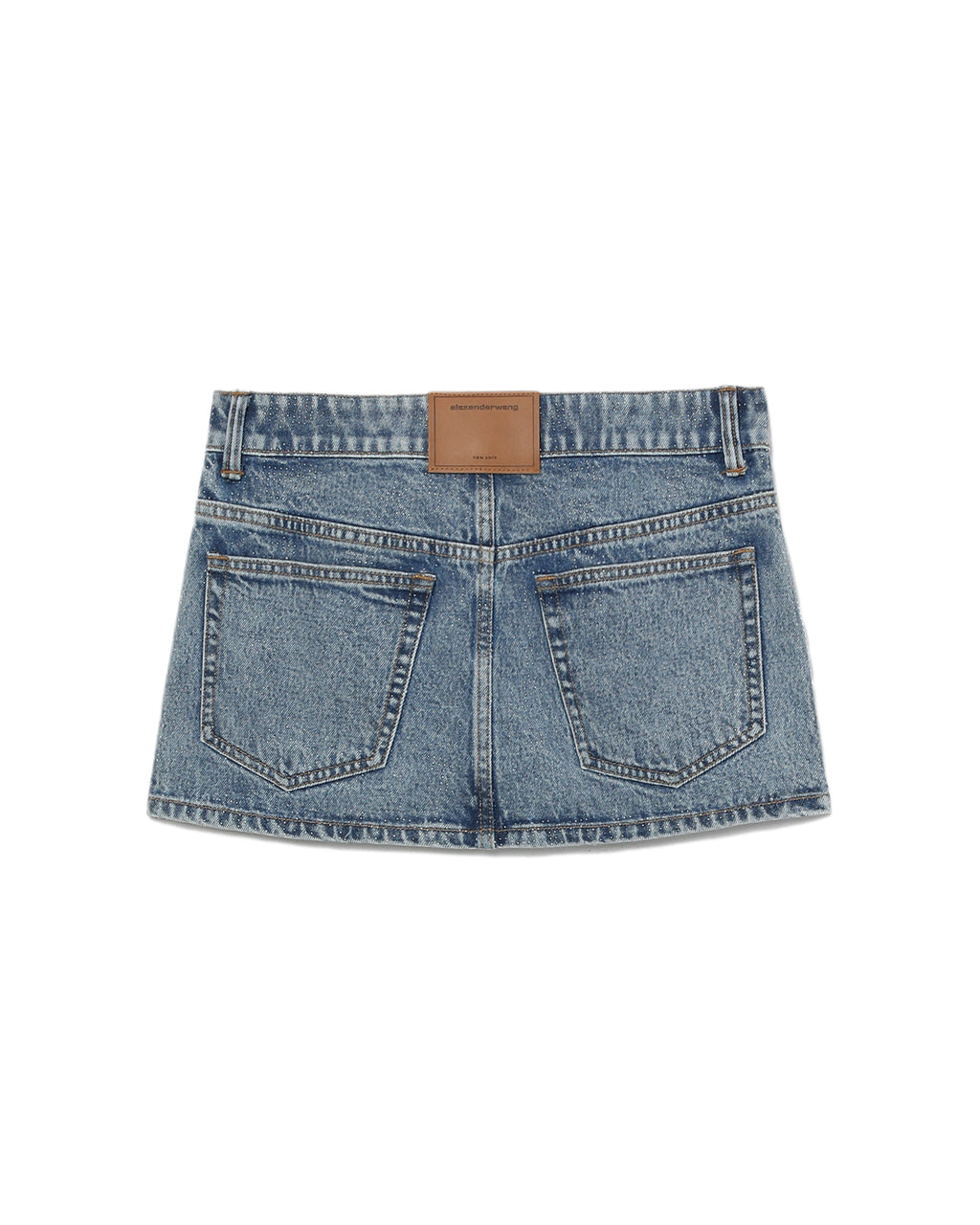 Denim mini skirt