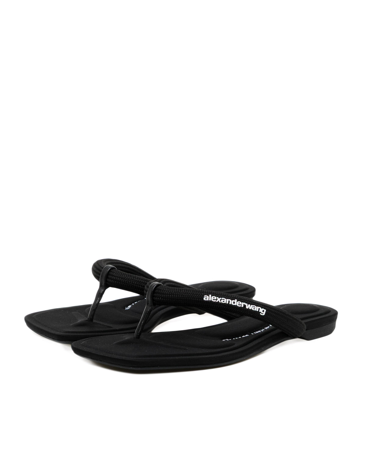 Logo flat sandals
