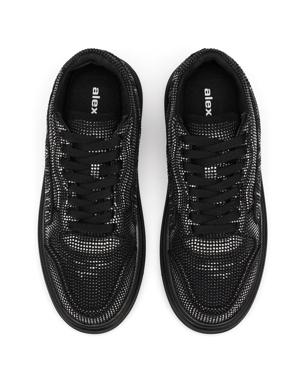 Puff crystal hotfix sneaker