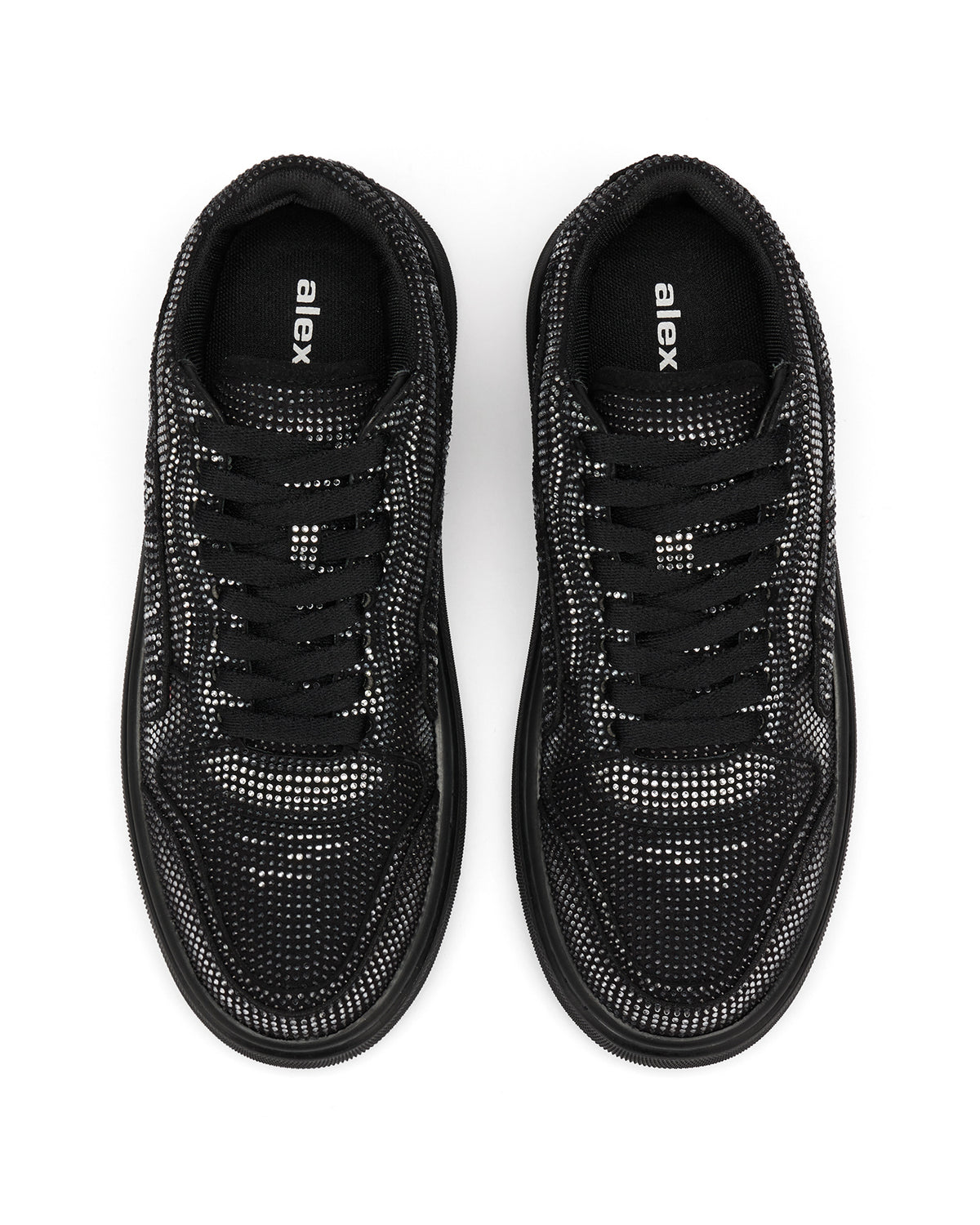 Puff crystal hotfix sneaker