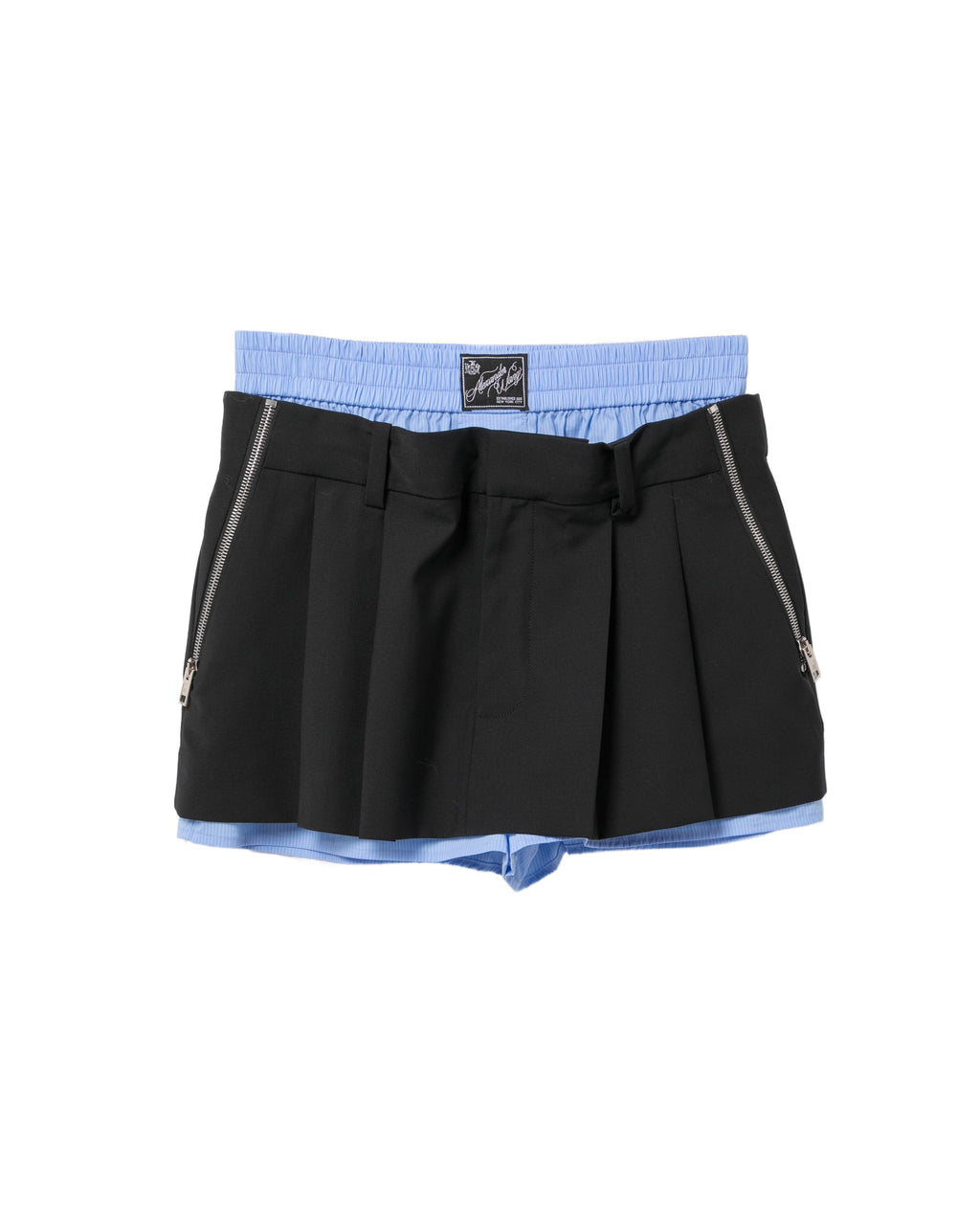 Pleated shorts