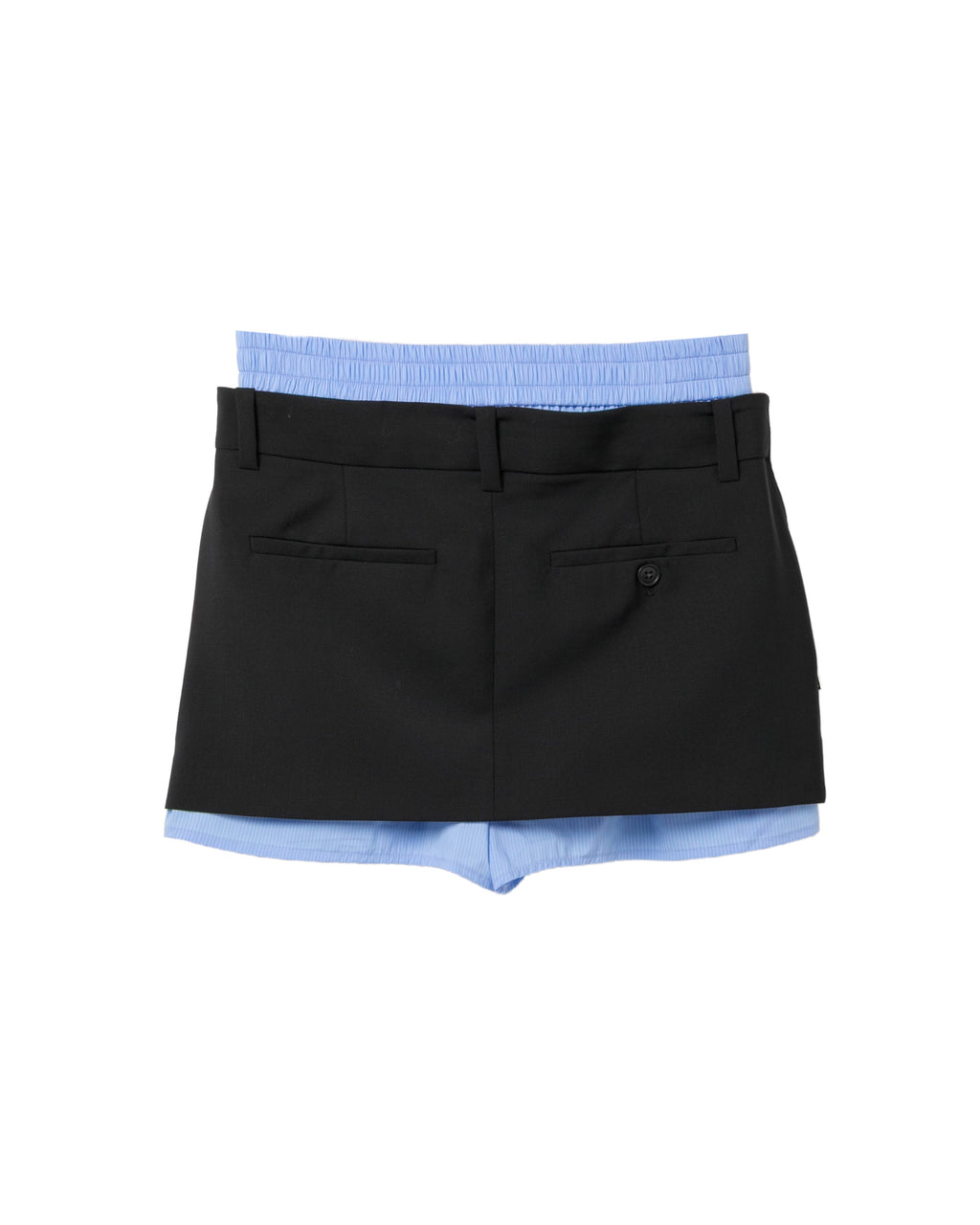Pleated shorts
