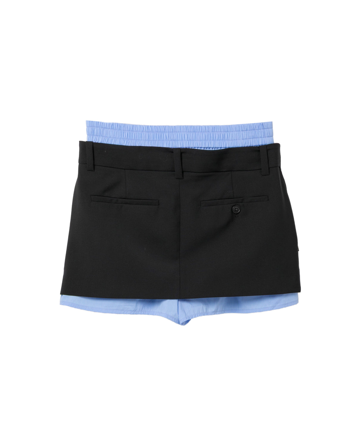 Pleated shorts