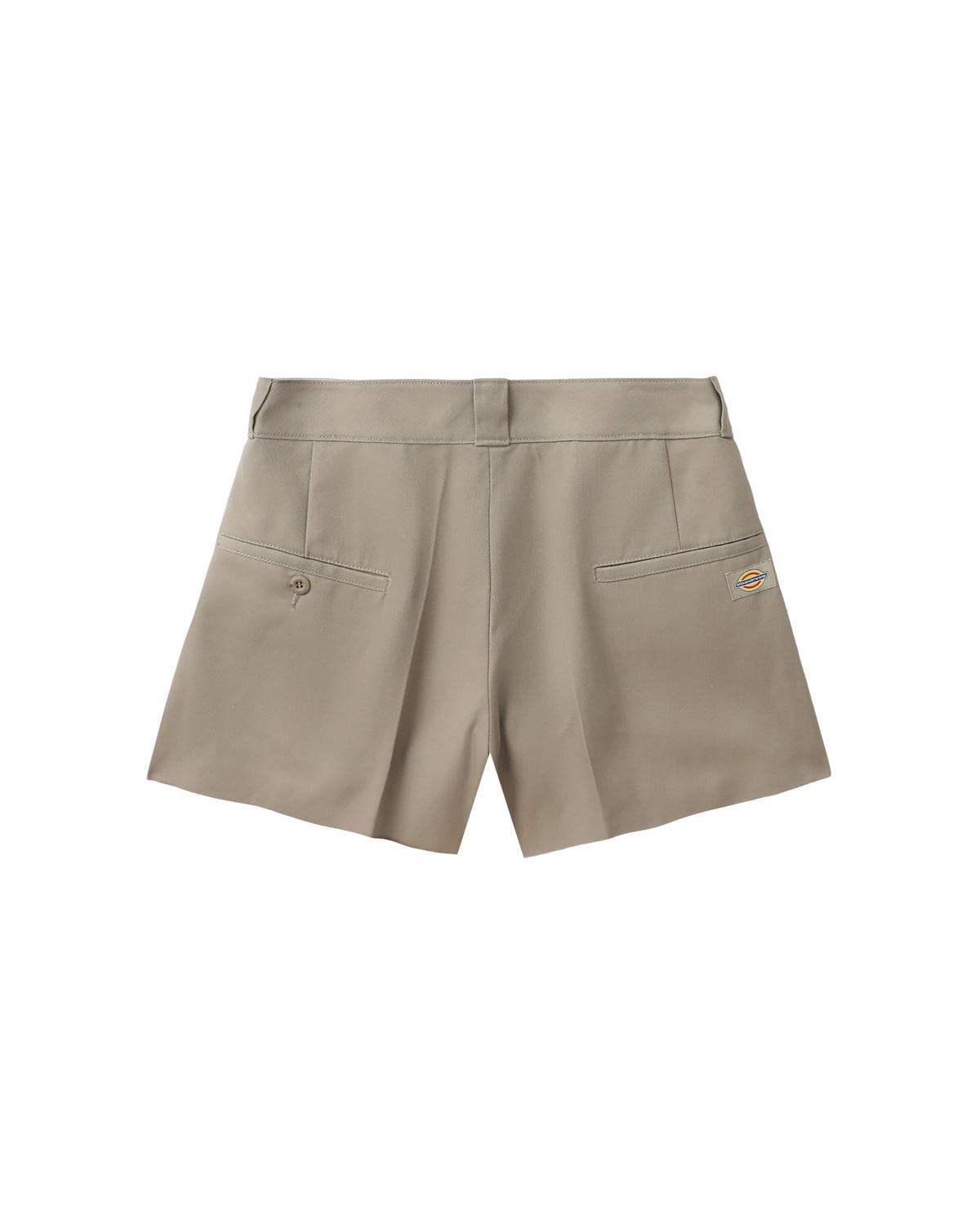 Box-pleated workwear-inspired shorts