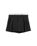 Pleated shorts