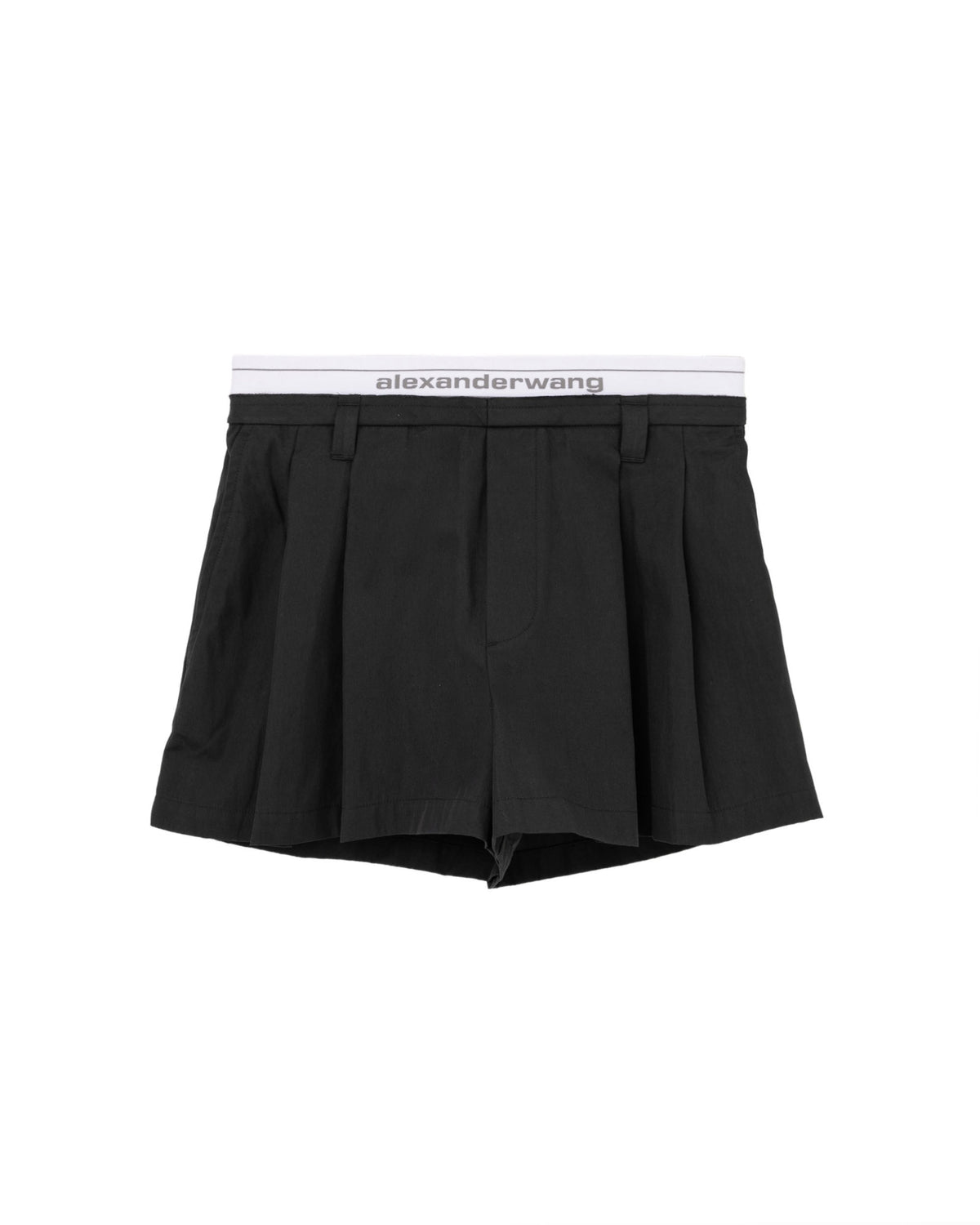 Pleated shorts