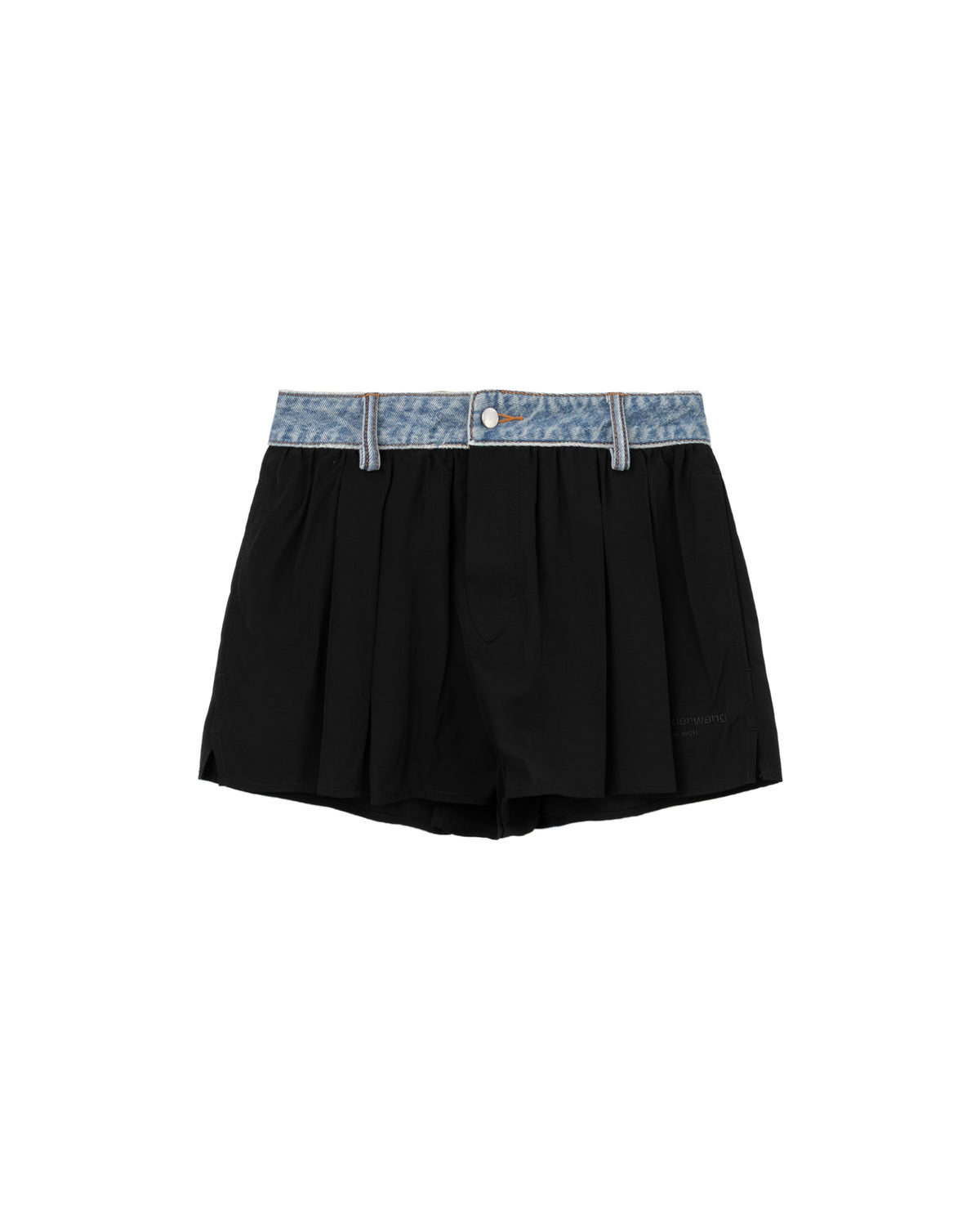 Pleated shorts