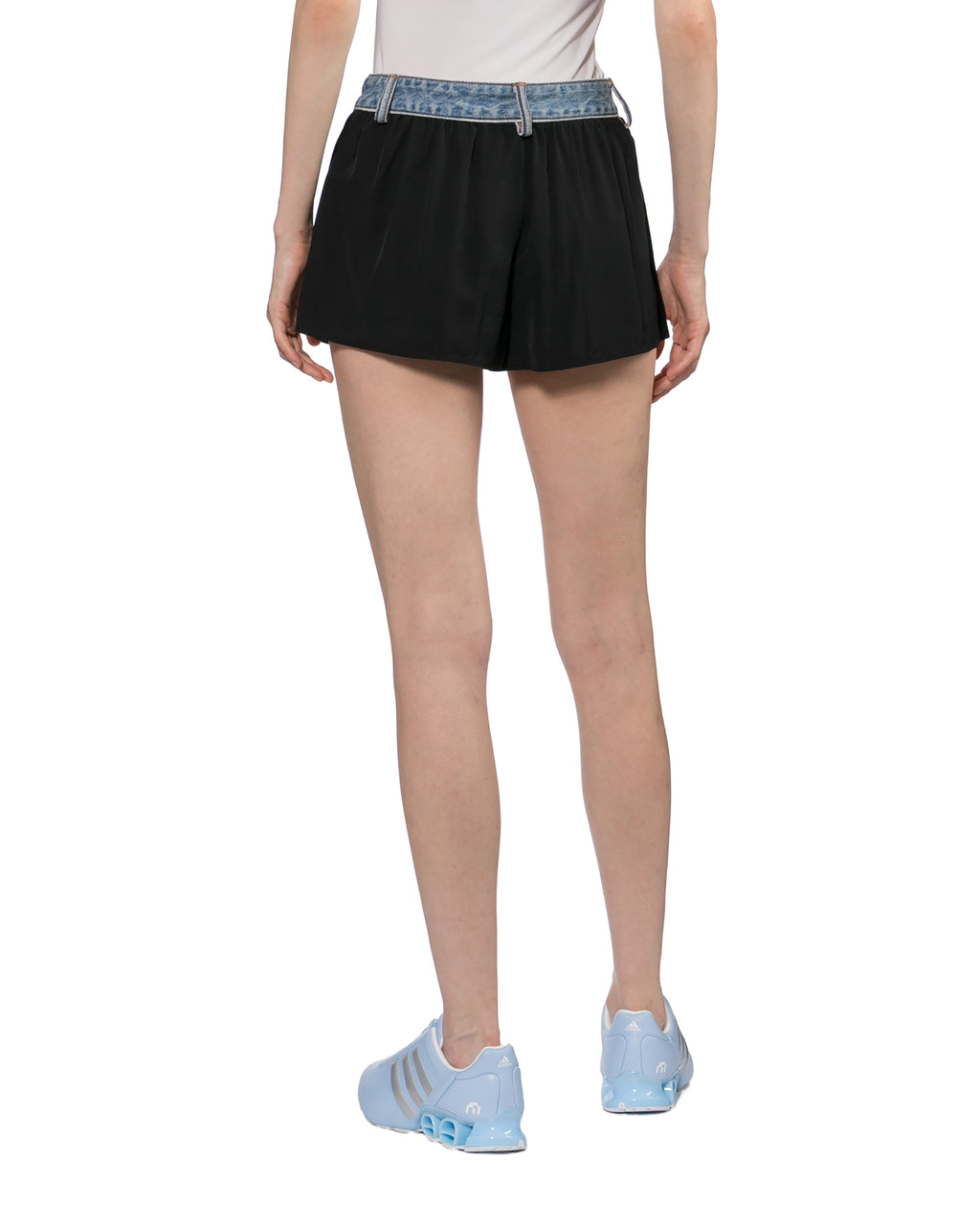 Pleated shorts
