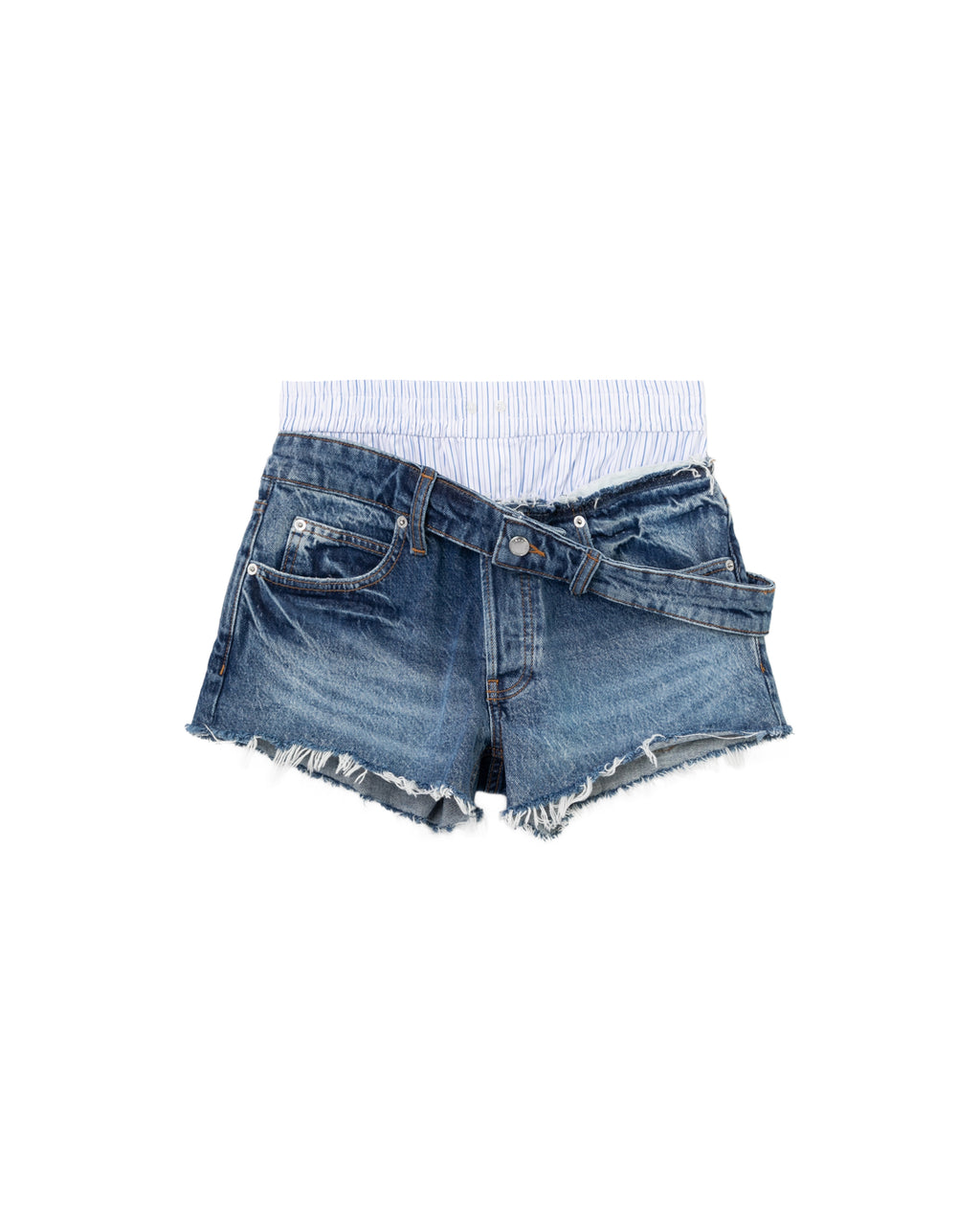 Boxer drop waistband shorts