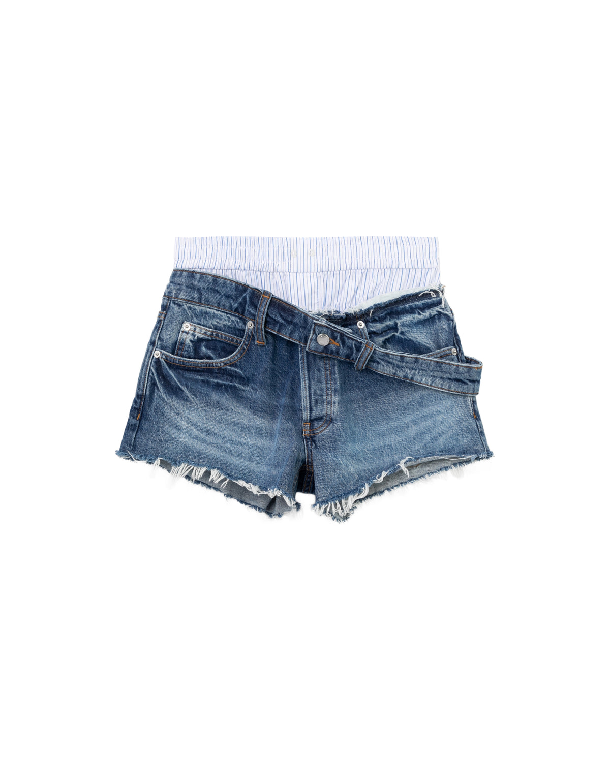 Boxer drop waistband shorts