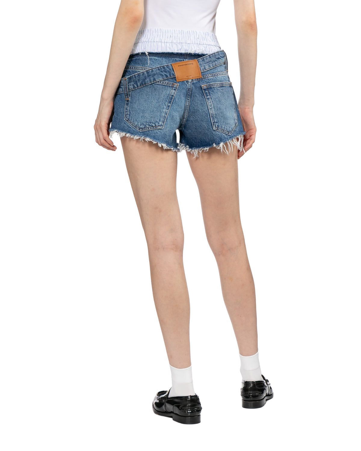 Boxer drop waistband shorts