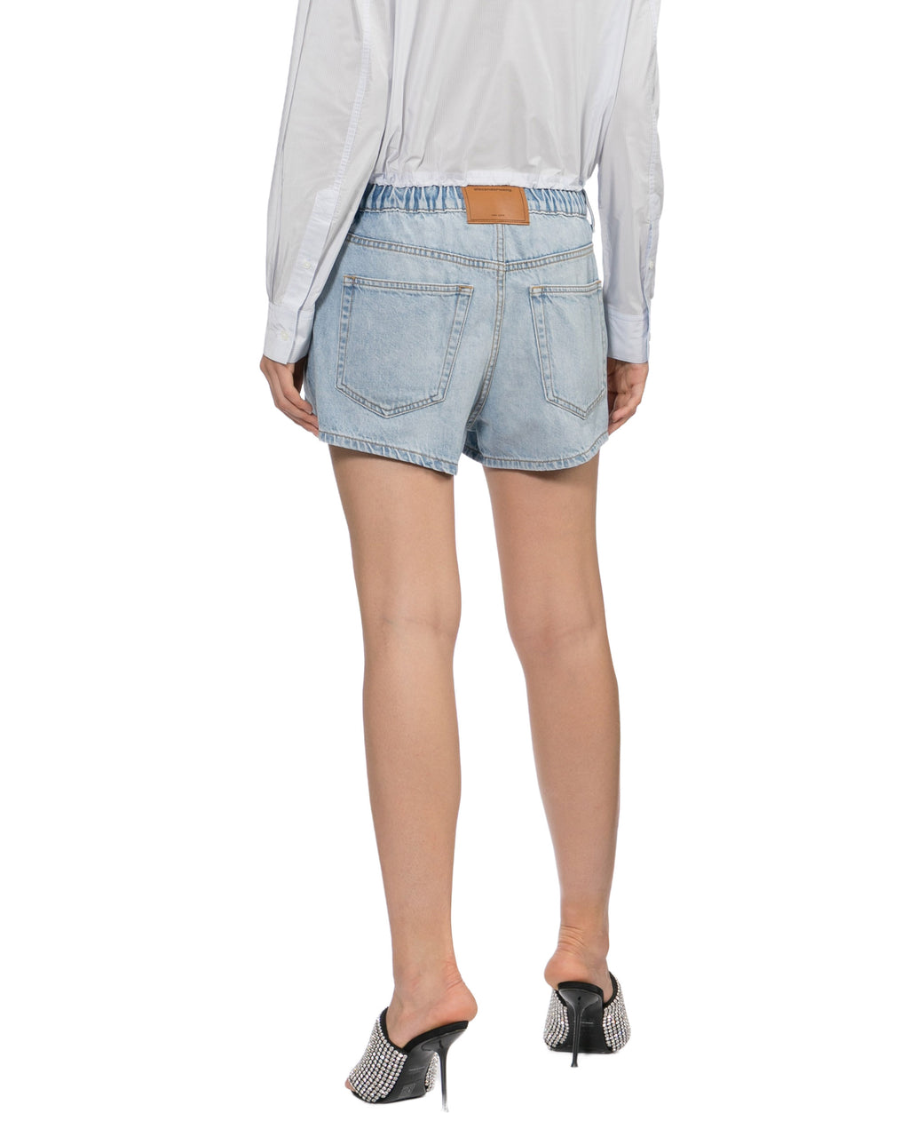Crystal drawcord shorts