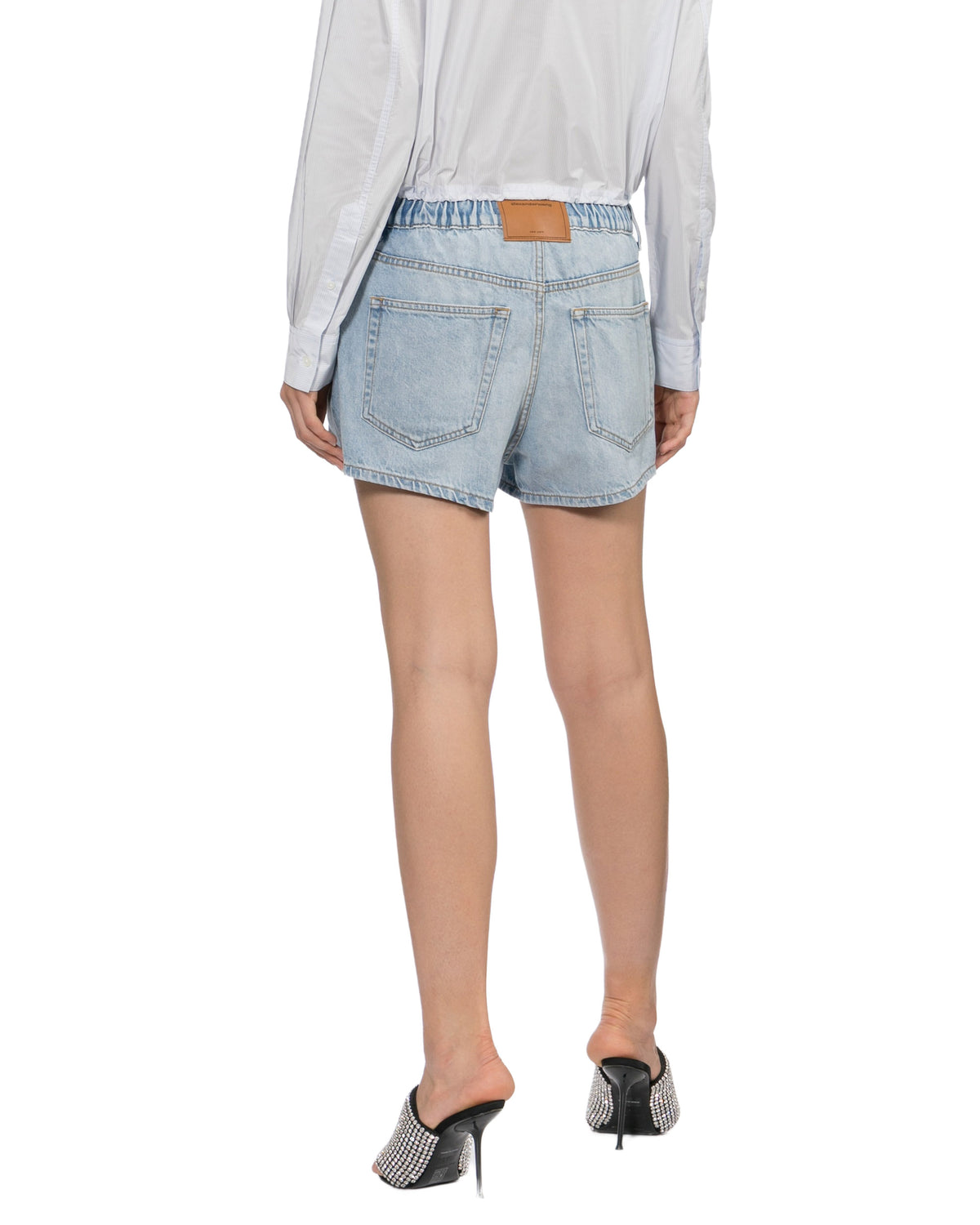 Crystal drawcord shorts