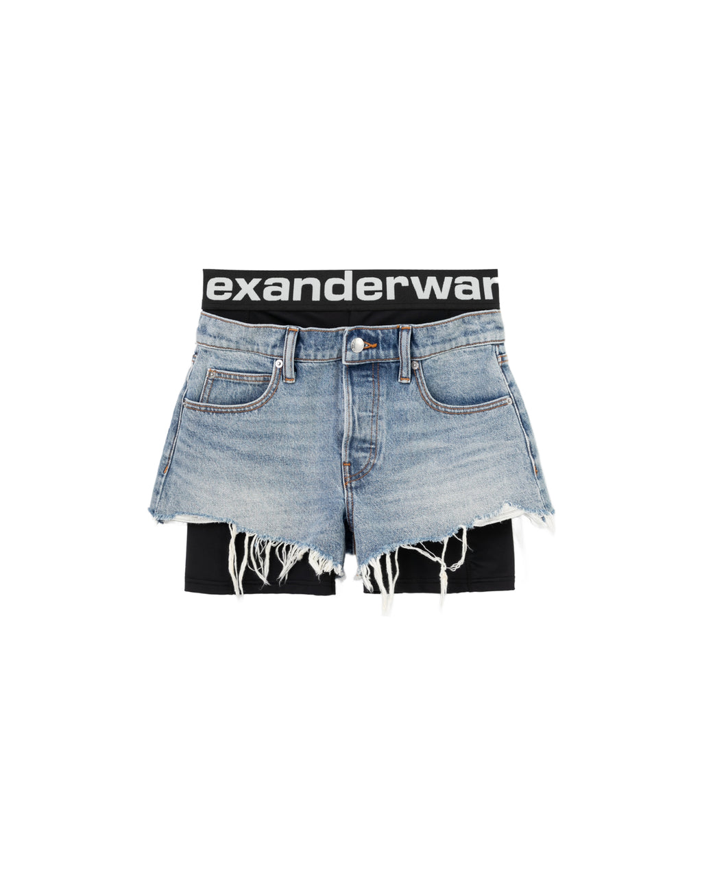 Pre-styled relaxed logo bike shorts