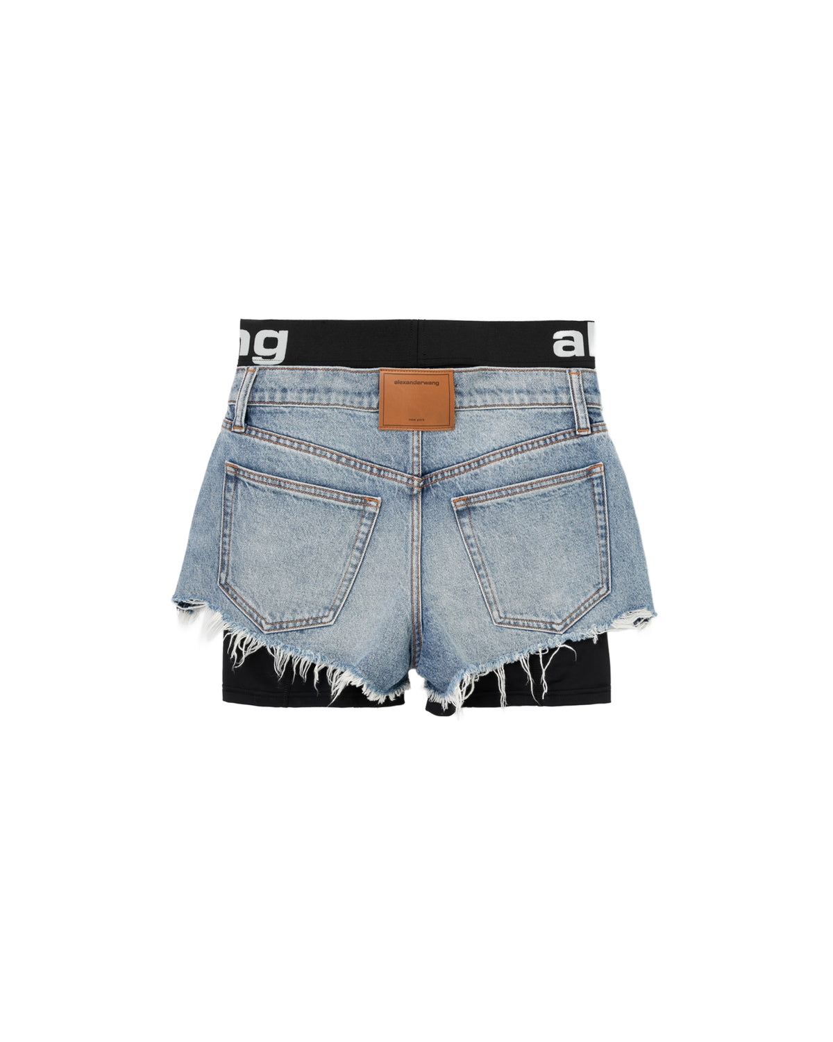 Pre-styled relaxed logo bike shorts
