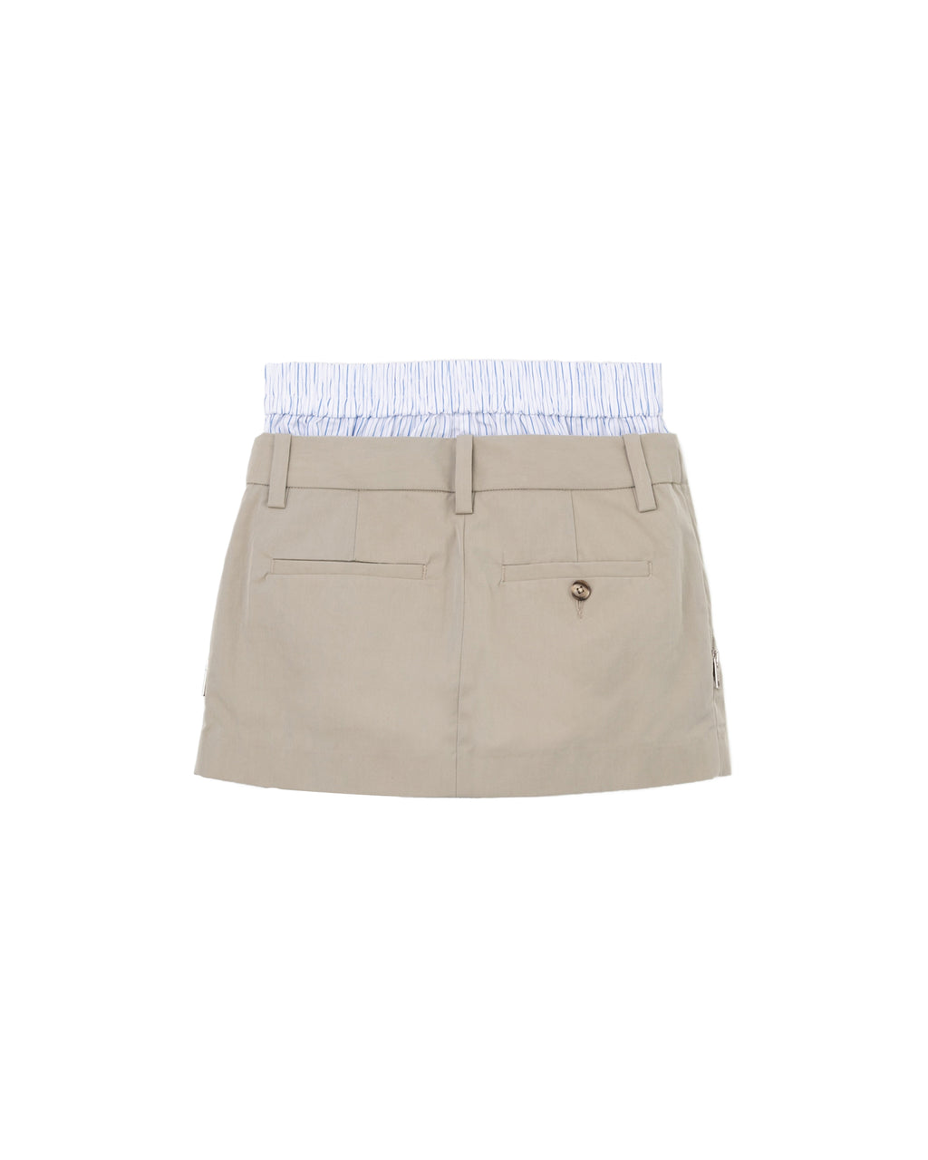 Pleated shorts