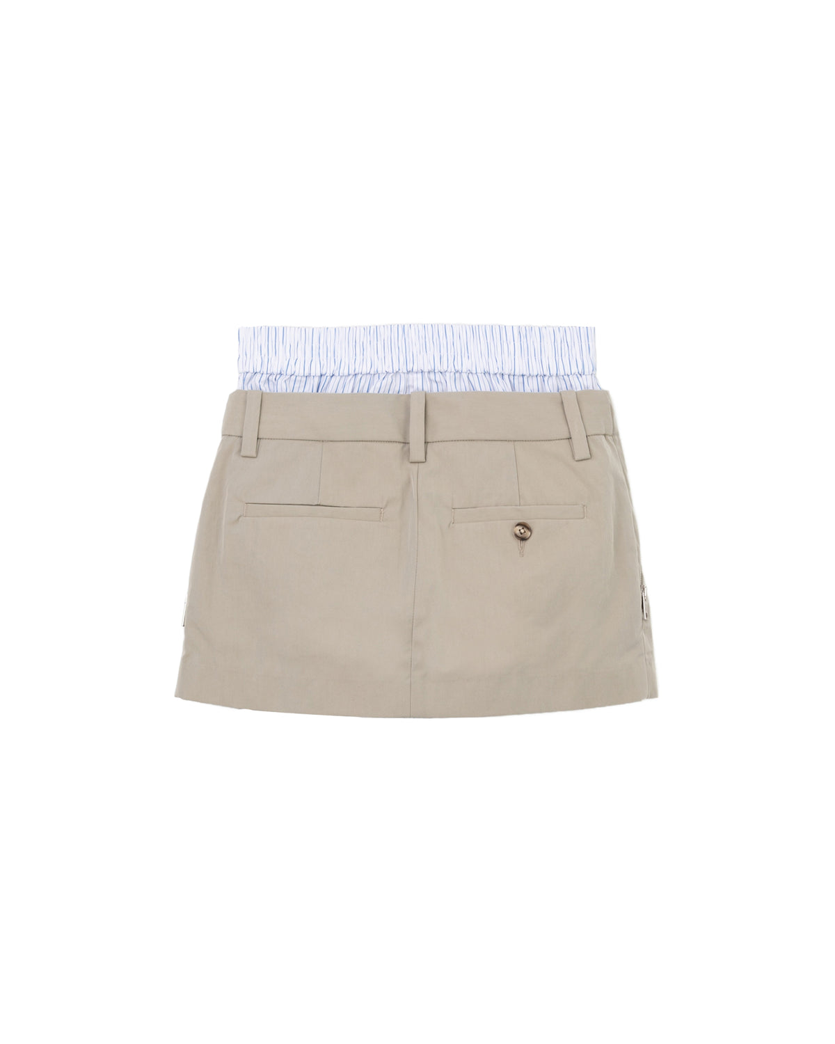 Pleated shorts