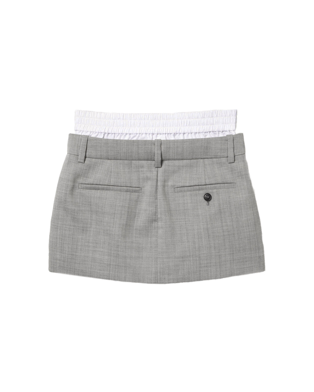 Pleated mini skirt