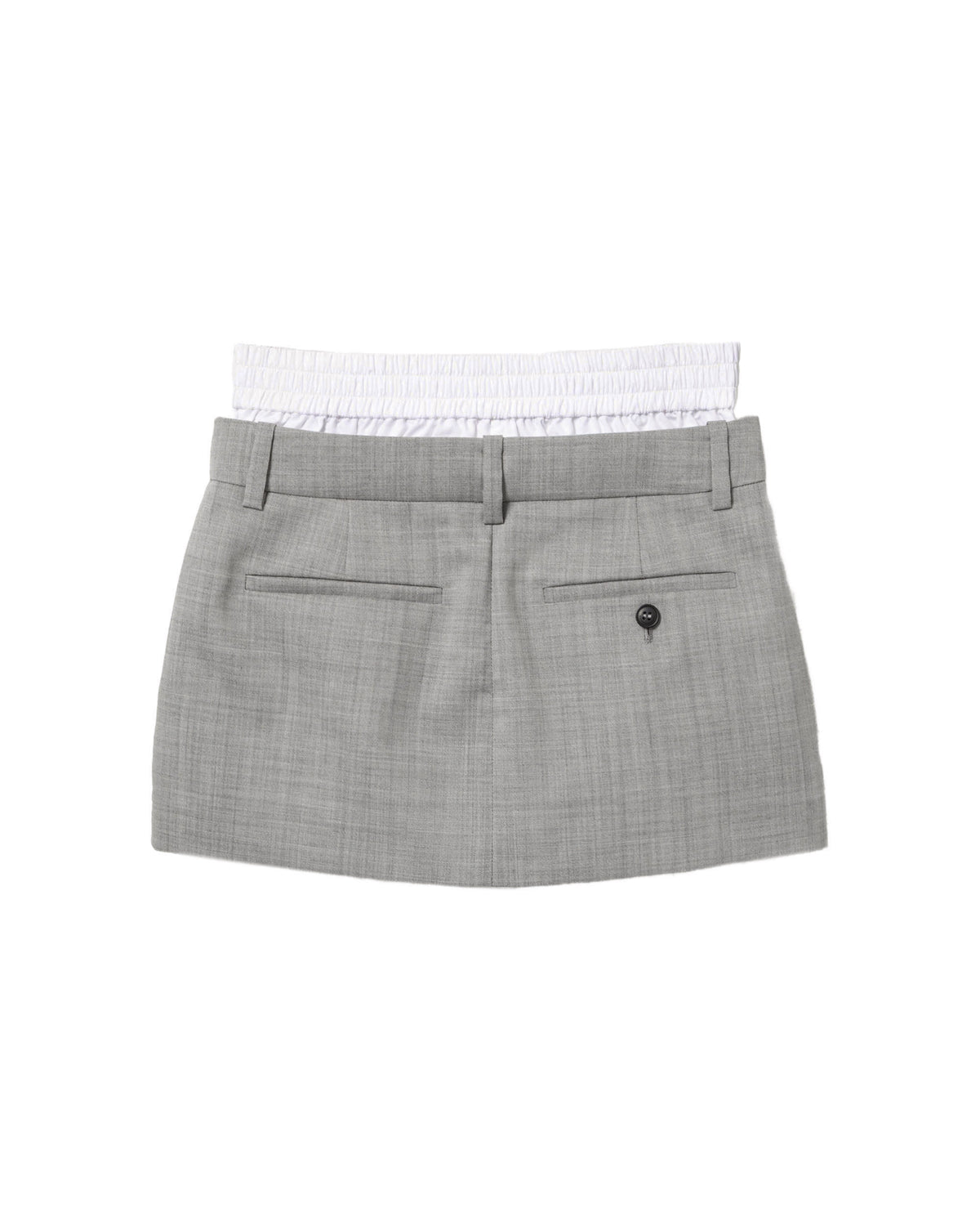 Pleated mini skirt
