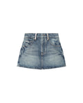 Denim mini skirt