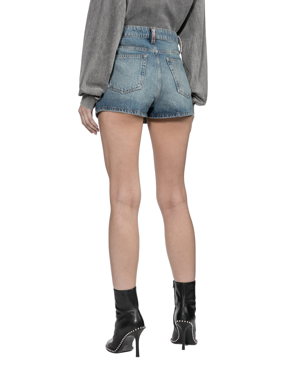 Denim mini skirt
