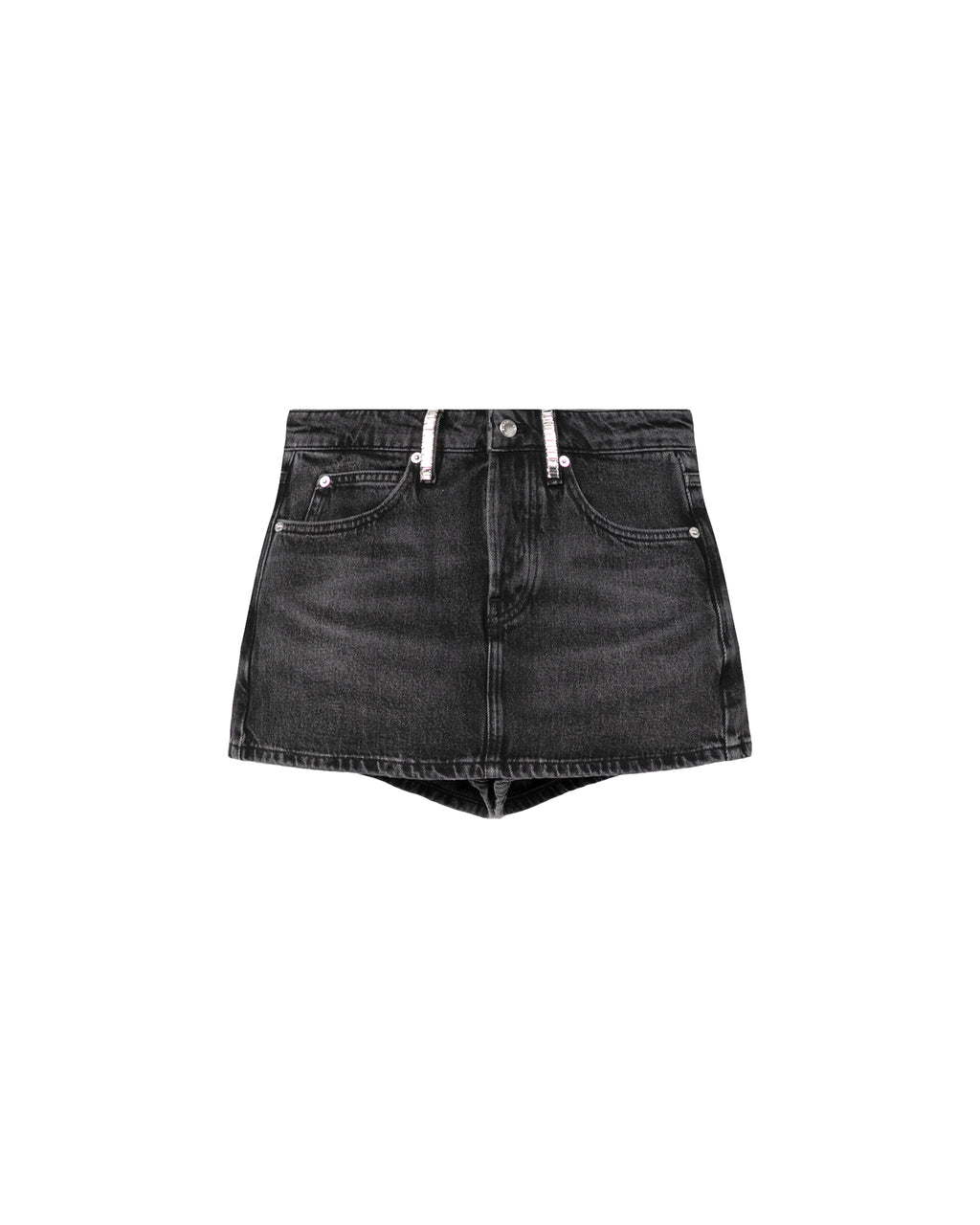 Denim mini skirt