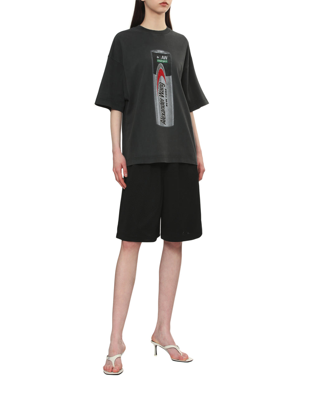 Athletic mesh logo basketball shorts