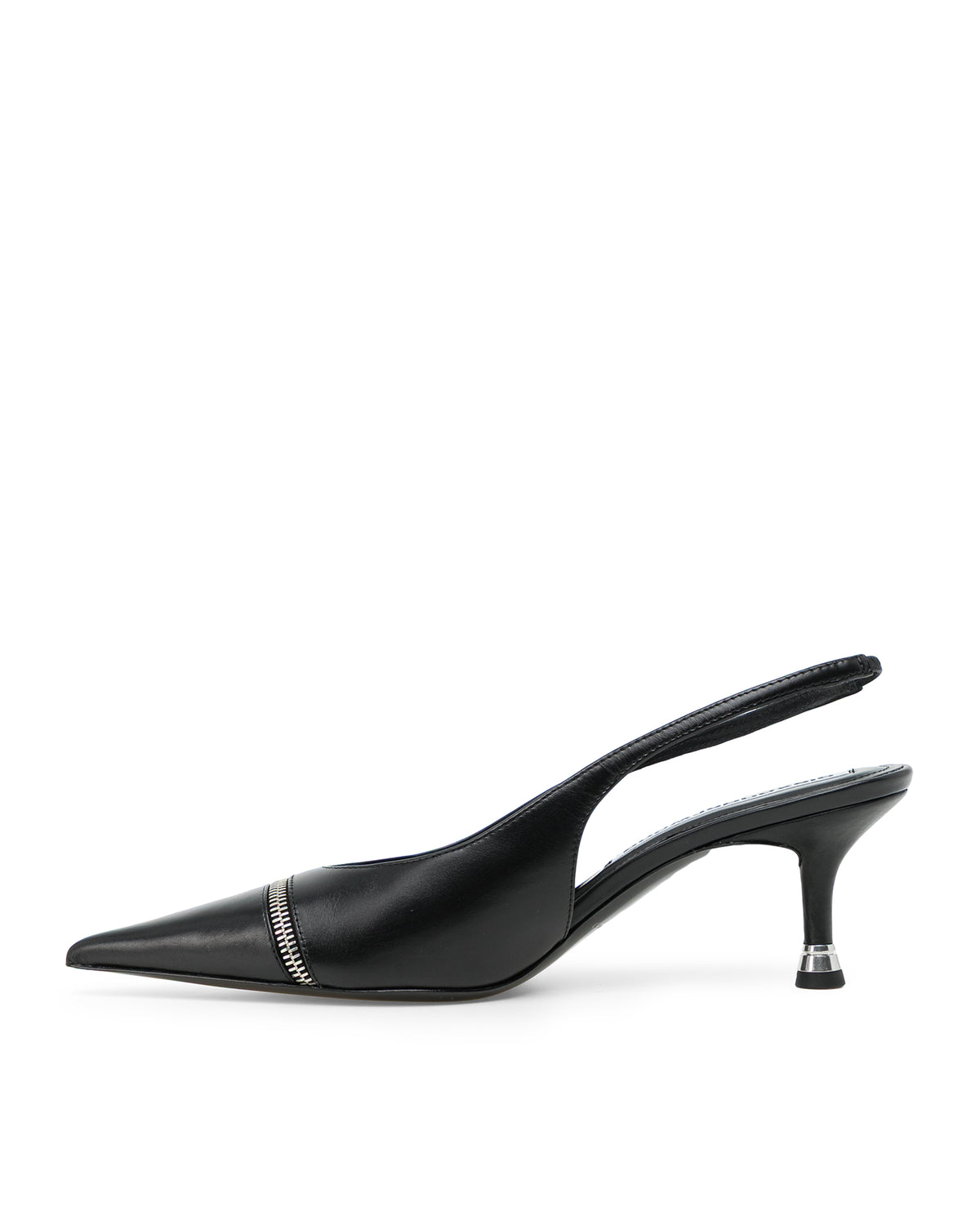 Slasher zip slingback