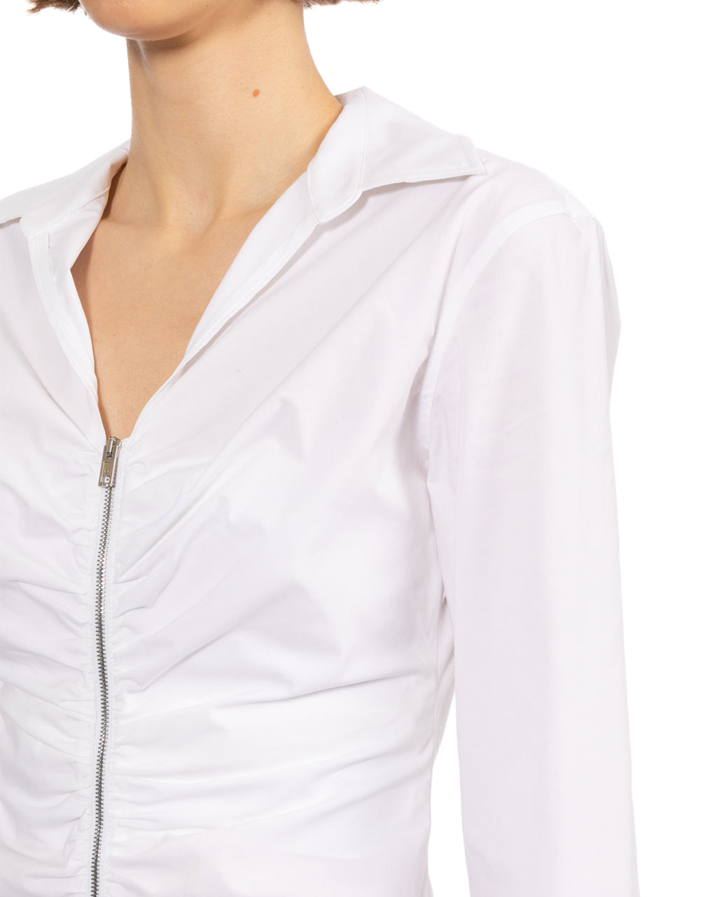 Zip front shirt