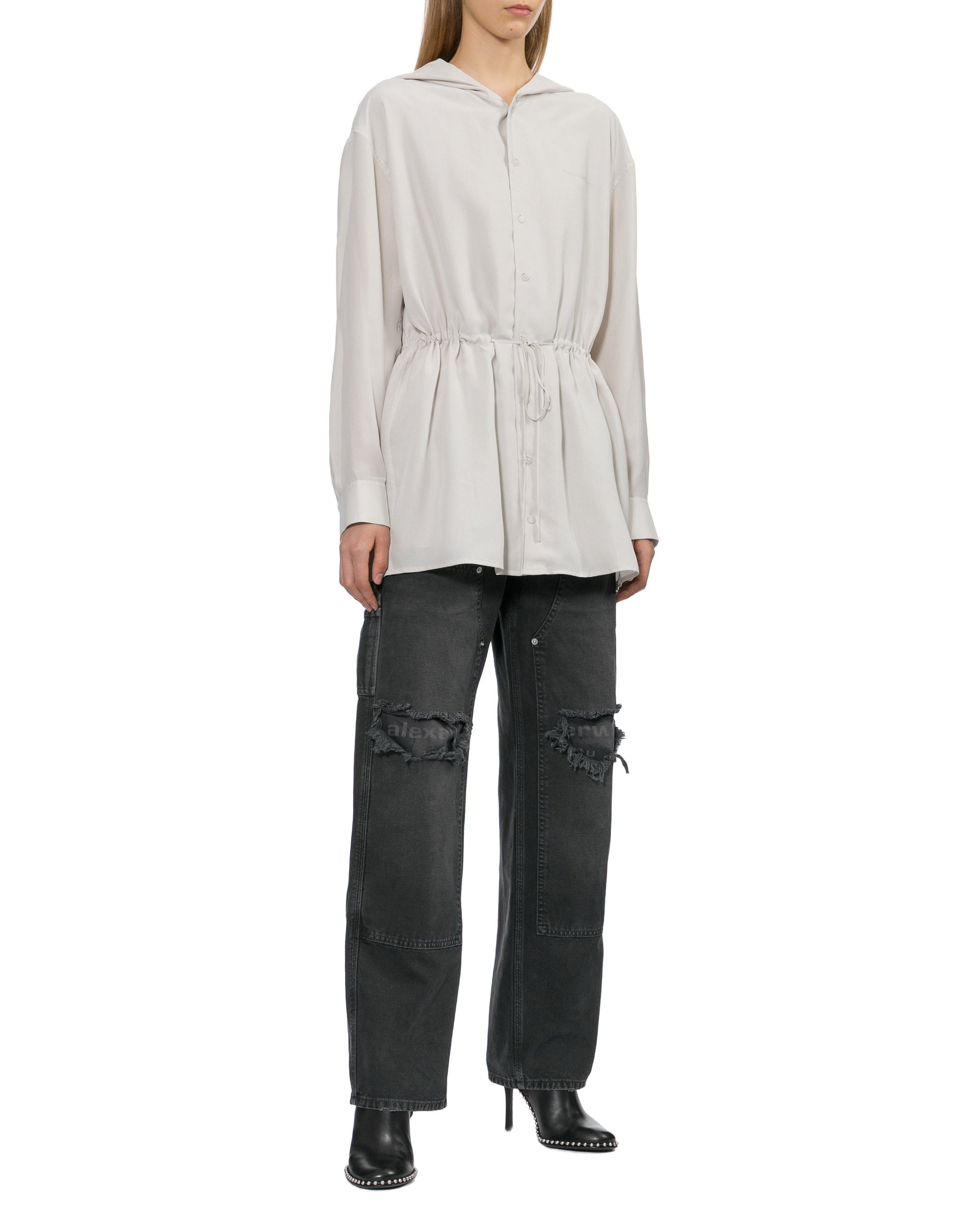 Hooded shirt
