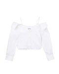 Off-shoulder shirt