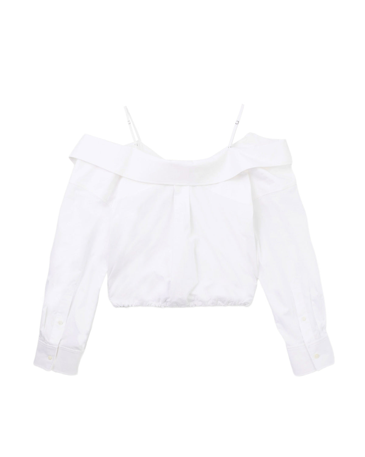 Off-shoulder shirt