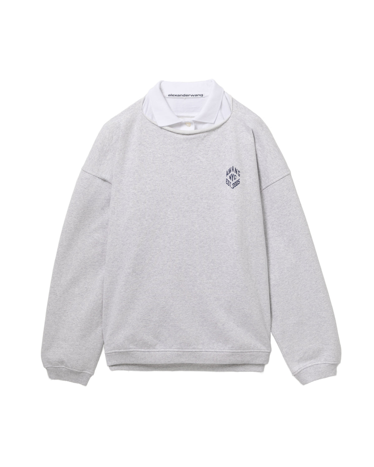 Layered sweatshirt