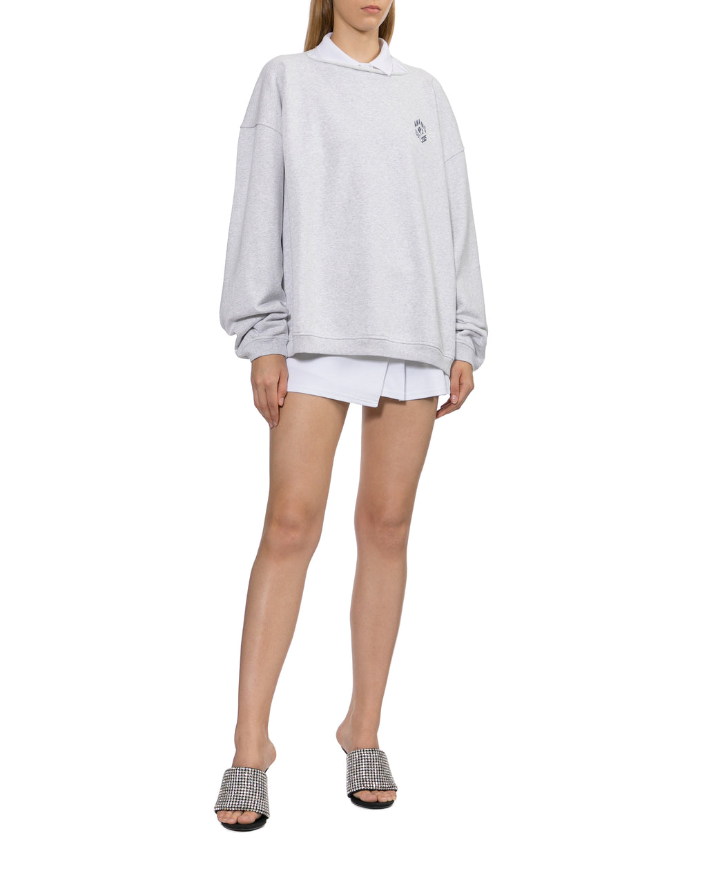 Layered sweatshirt
