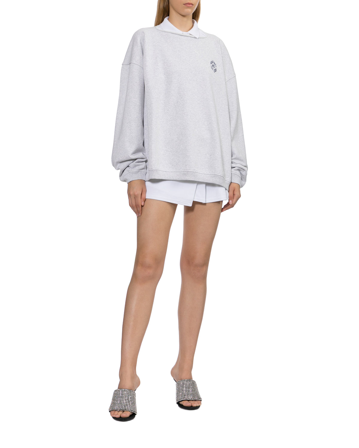 Layered sweatshirt