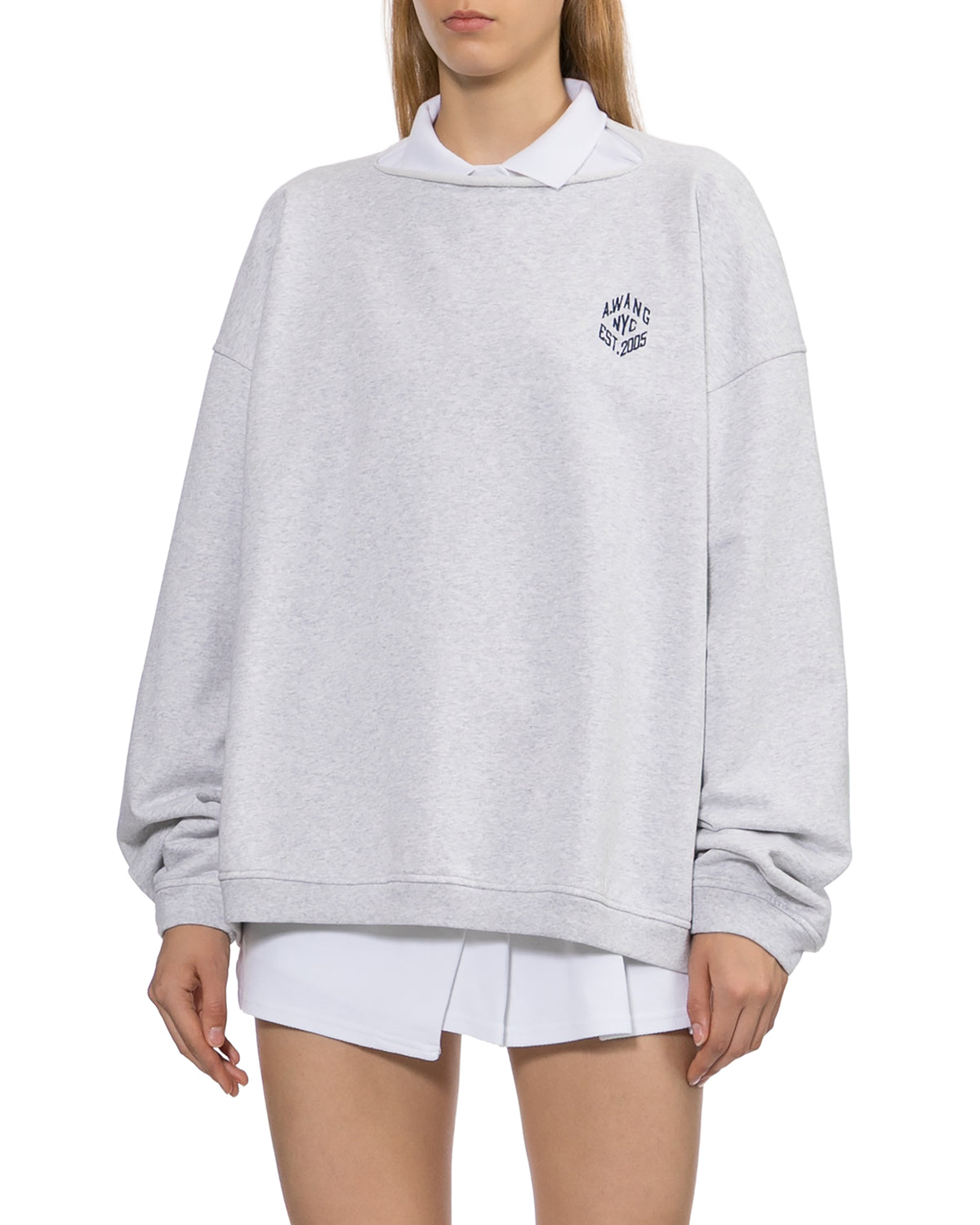 Layered sweatshirt