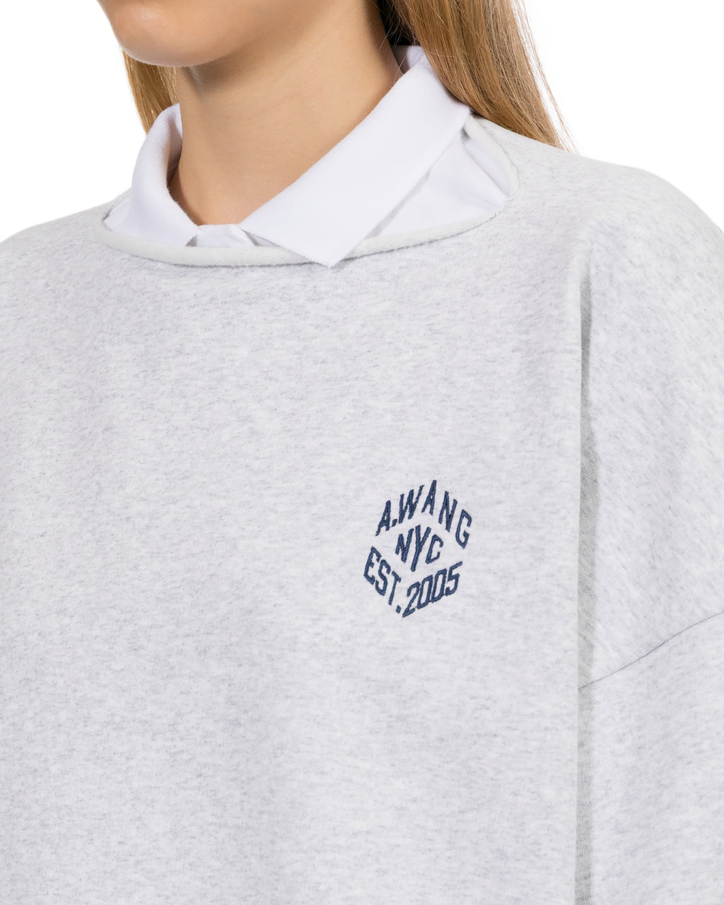 Layered sweatshirt