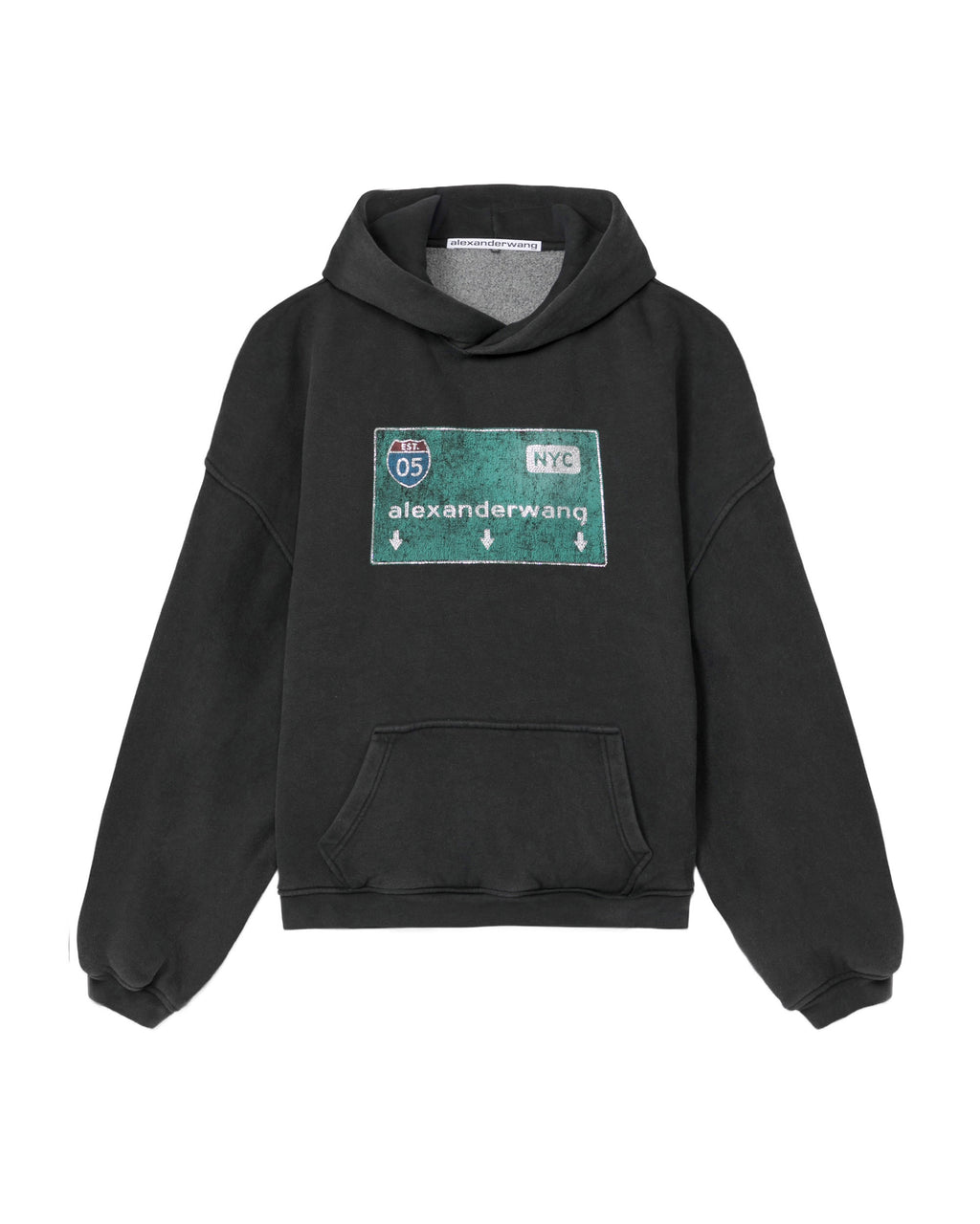 Street sign graphic hoodie