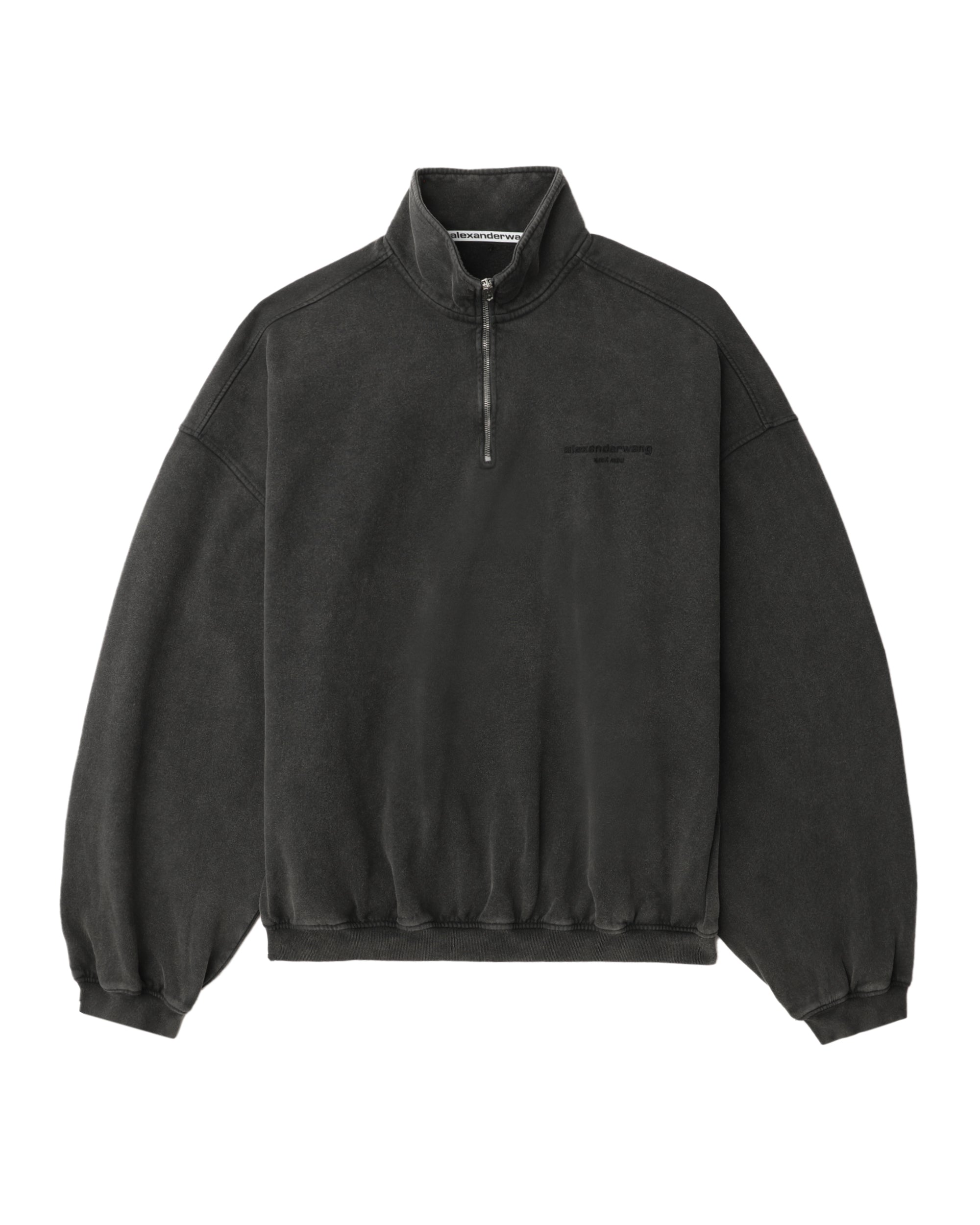 Zip-neck sweater