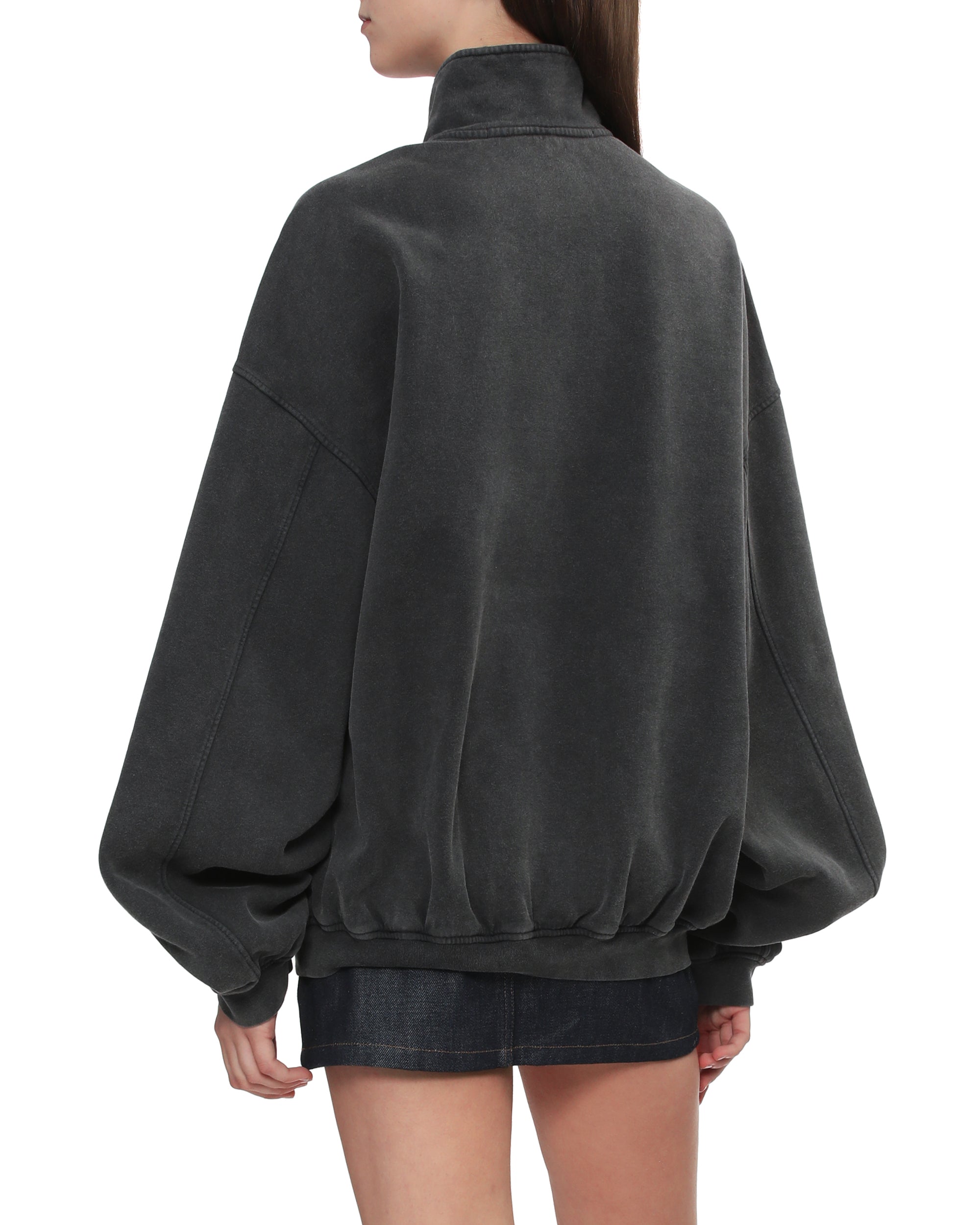 Zip-neck sweater