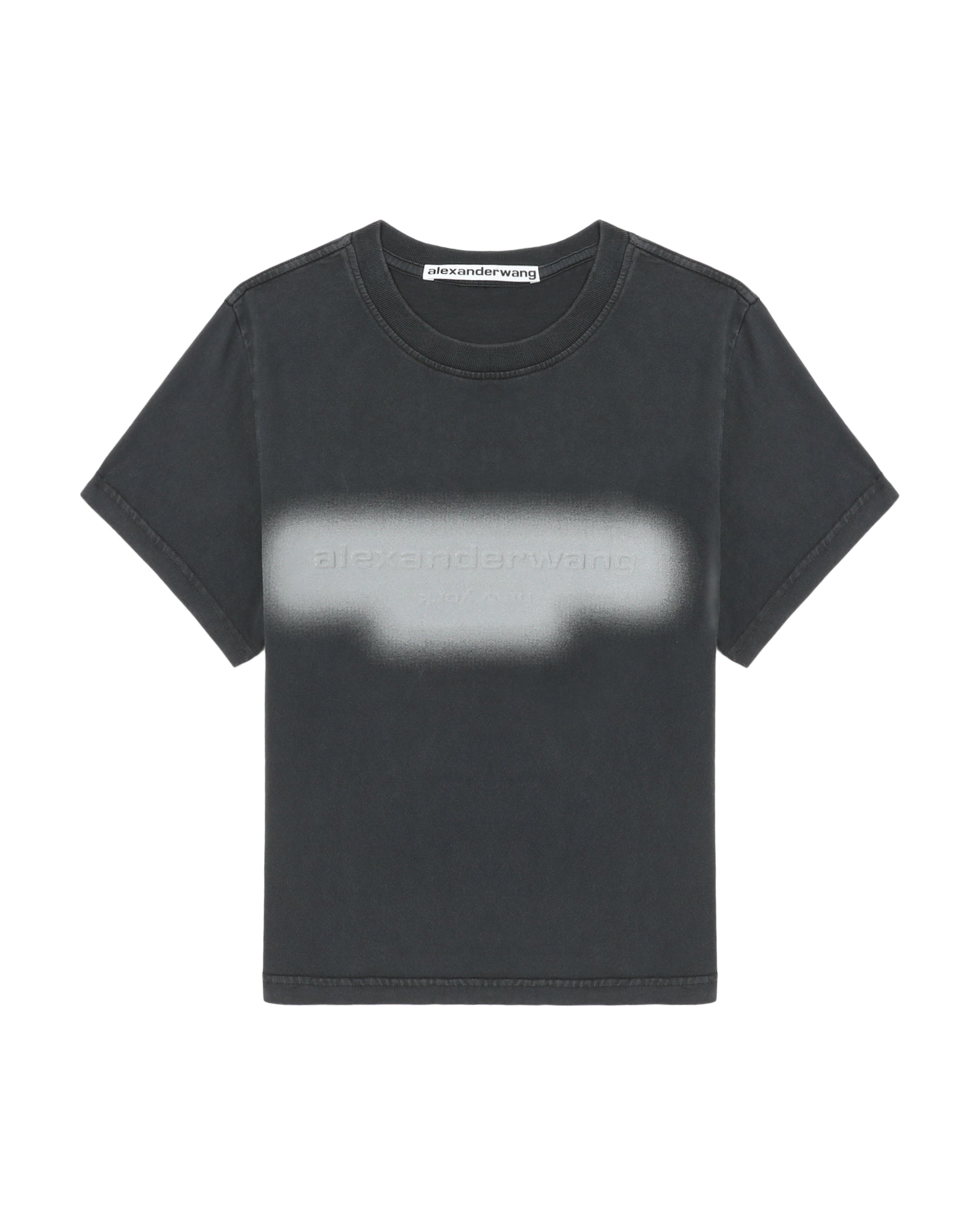 Embossed logo tee