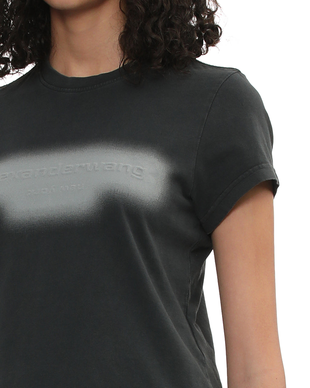 Embossed logo tee