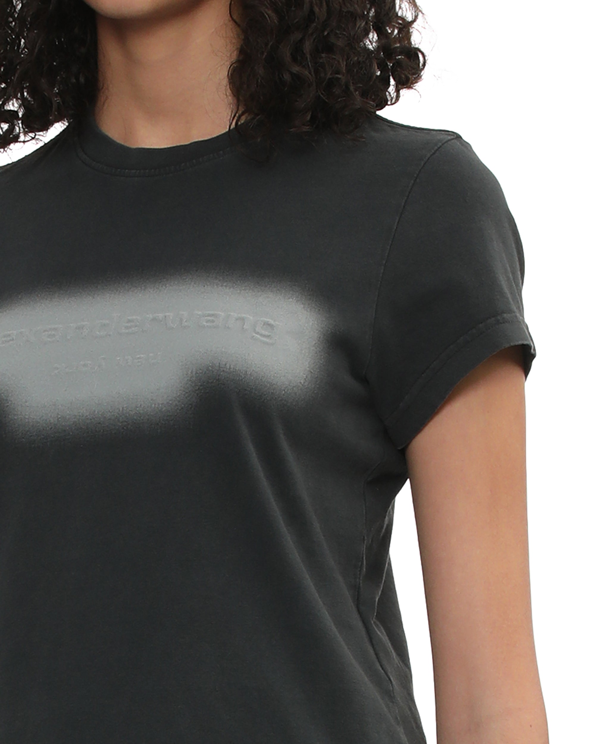Embossed logo tee
