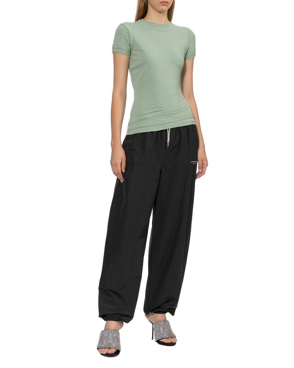 Layered short sleeve top