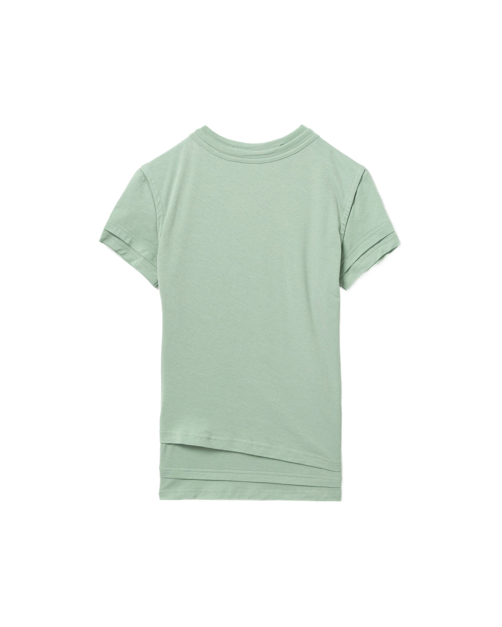 Layered short sleeve top