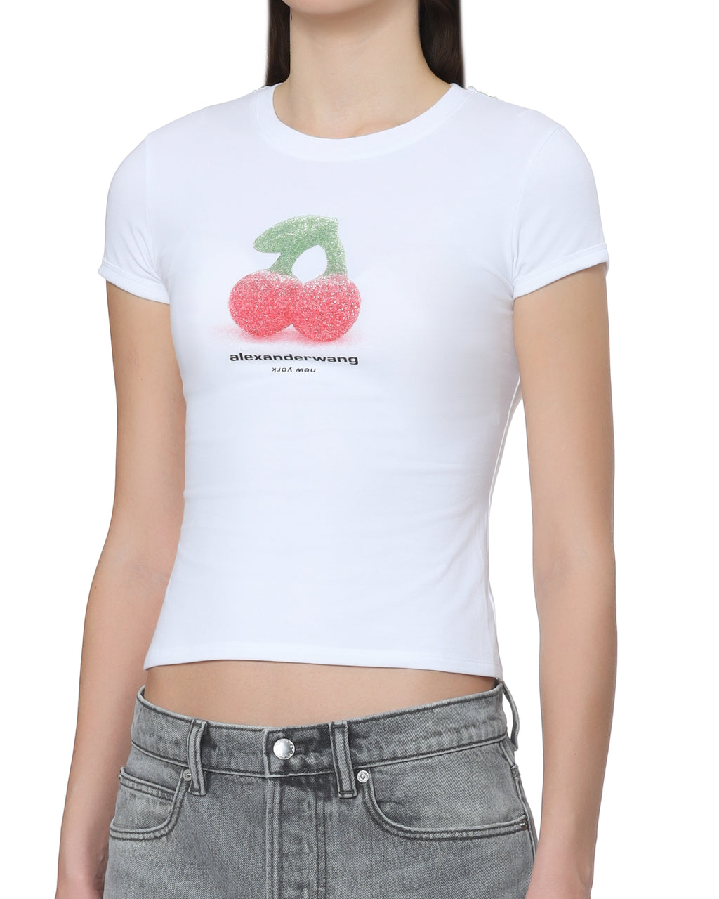 Cherry print tee