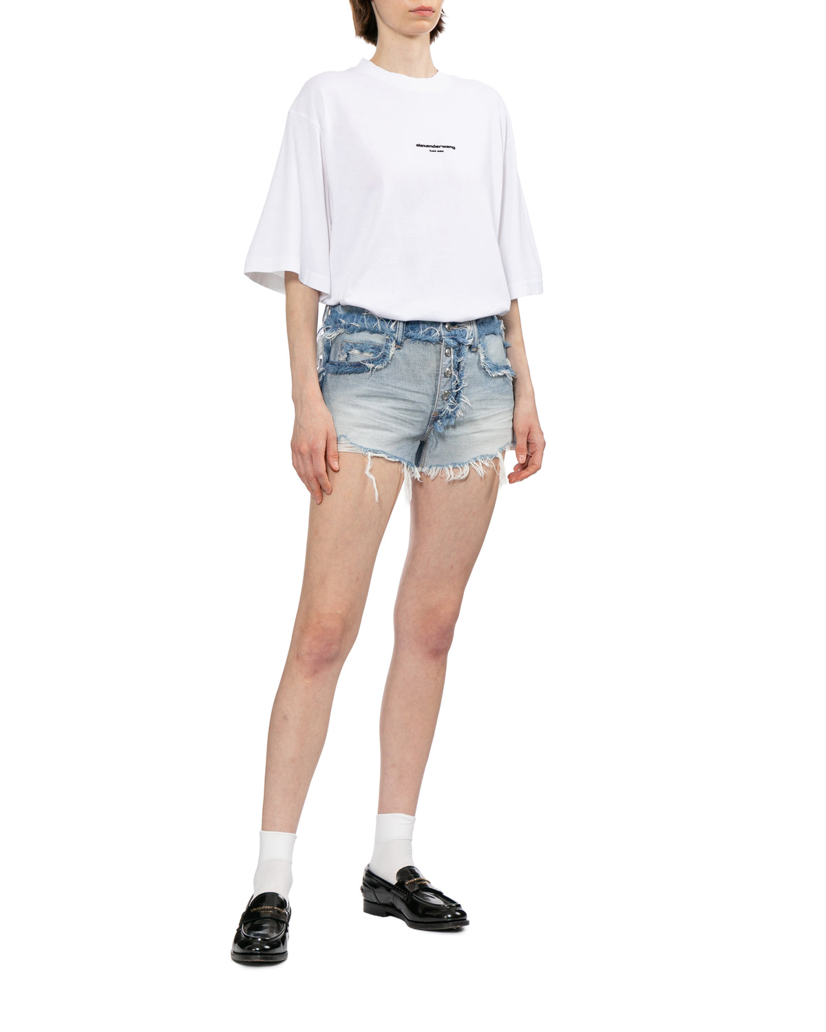 Logo print short sleeve tee